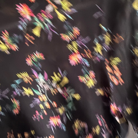 AFRM Black Floral Mesh Top NWT - Picture 3 of 3